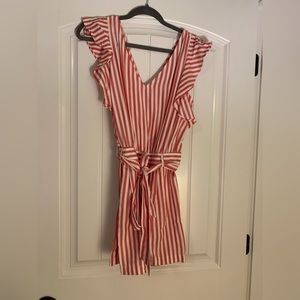 Candy stripe romper